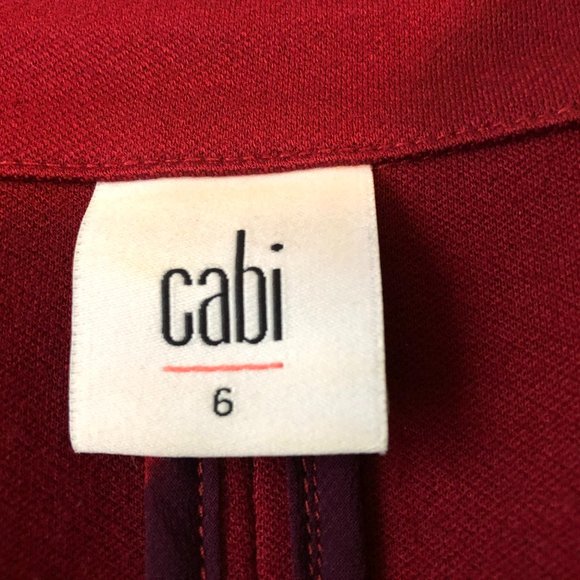 Washable Burgundy Jacket Size 6 - Picture 5 of 11